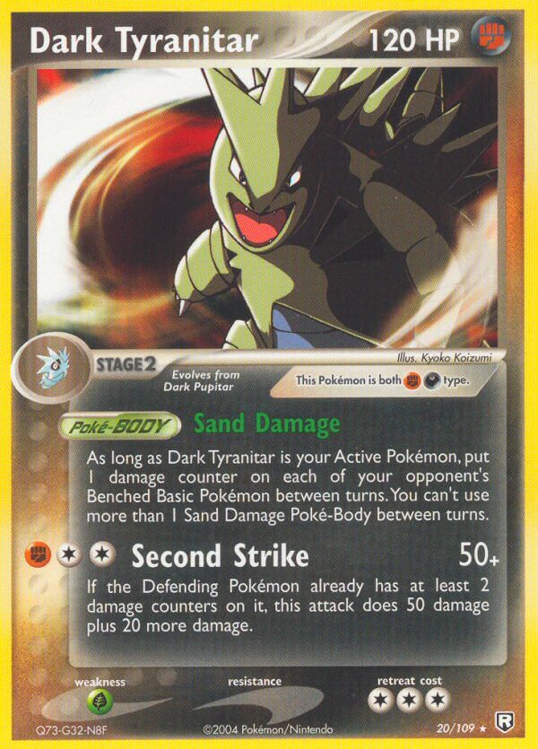 Dark Tyranitar (20/109) (Thème Deck exclusif) [EX : Team Rocket Returns] 