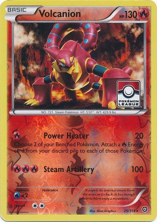 Volcanion (25/114) (Promo de la Ligue) [XY : Siège Steam] 