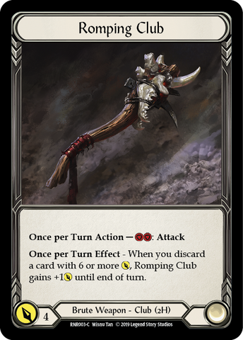 Romping Club [RNR003-C] (Rhinar Hero Deck)  1st Edition Normal