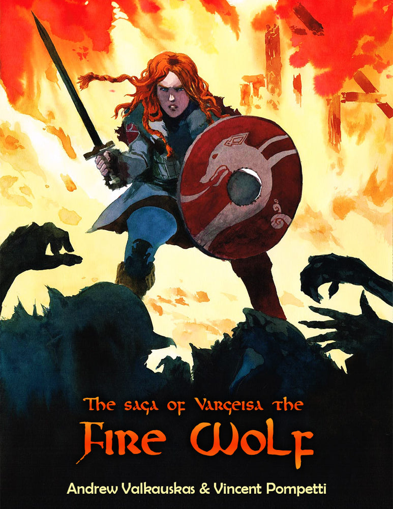 Saga of the Fire Wolf – Graphic Novel [8.5x11" Hard Cover]